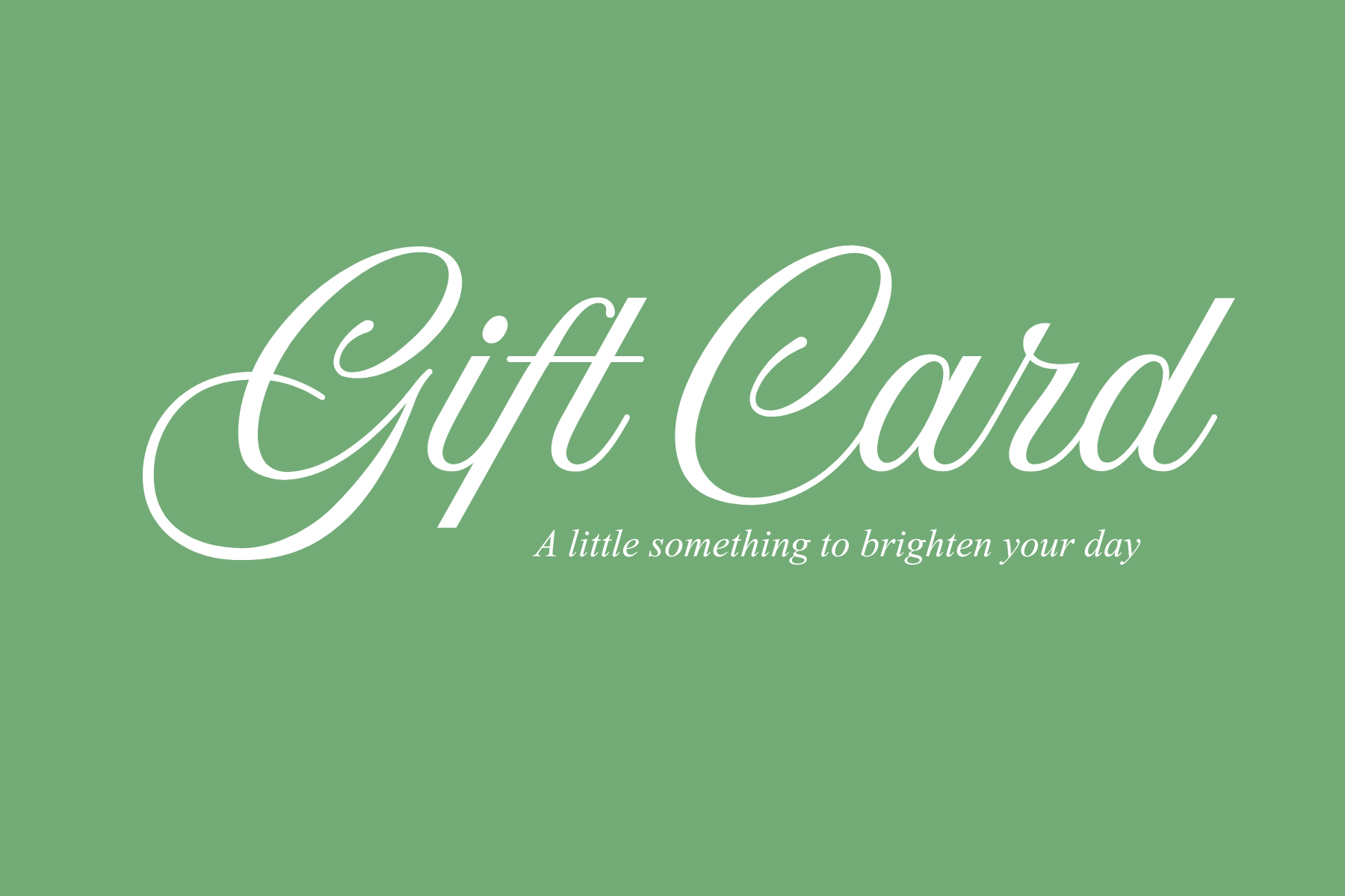 Pine and Pebble gift card