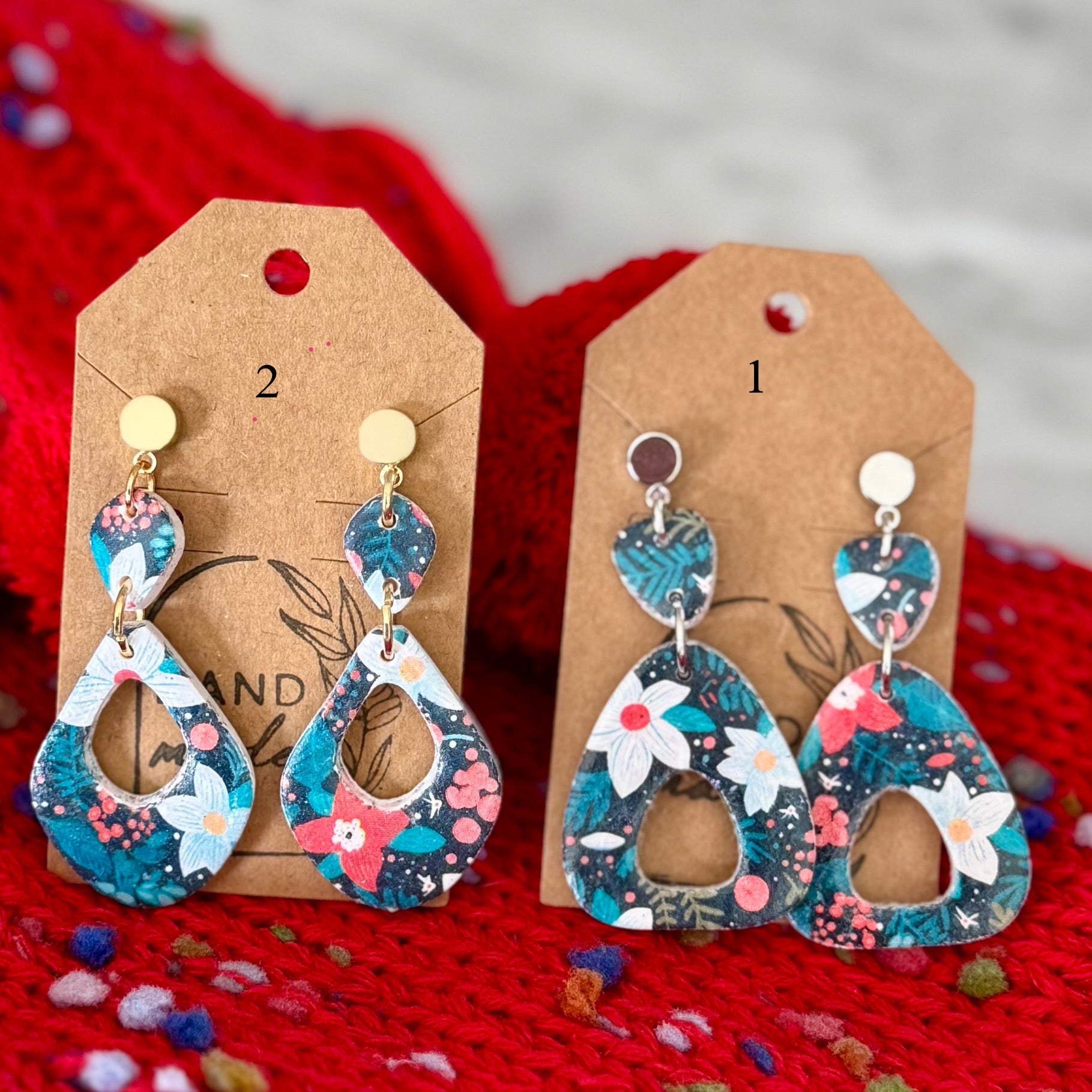 Poinsettia Dangles