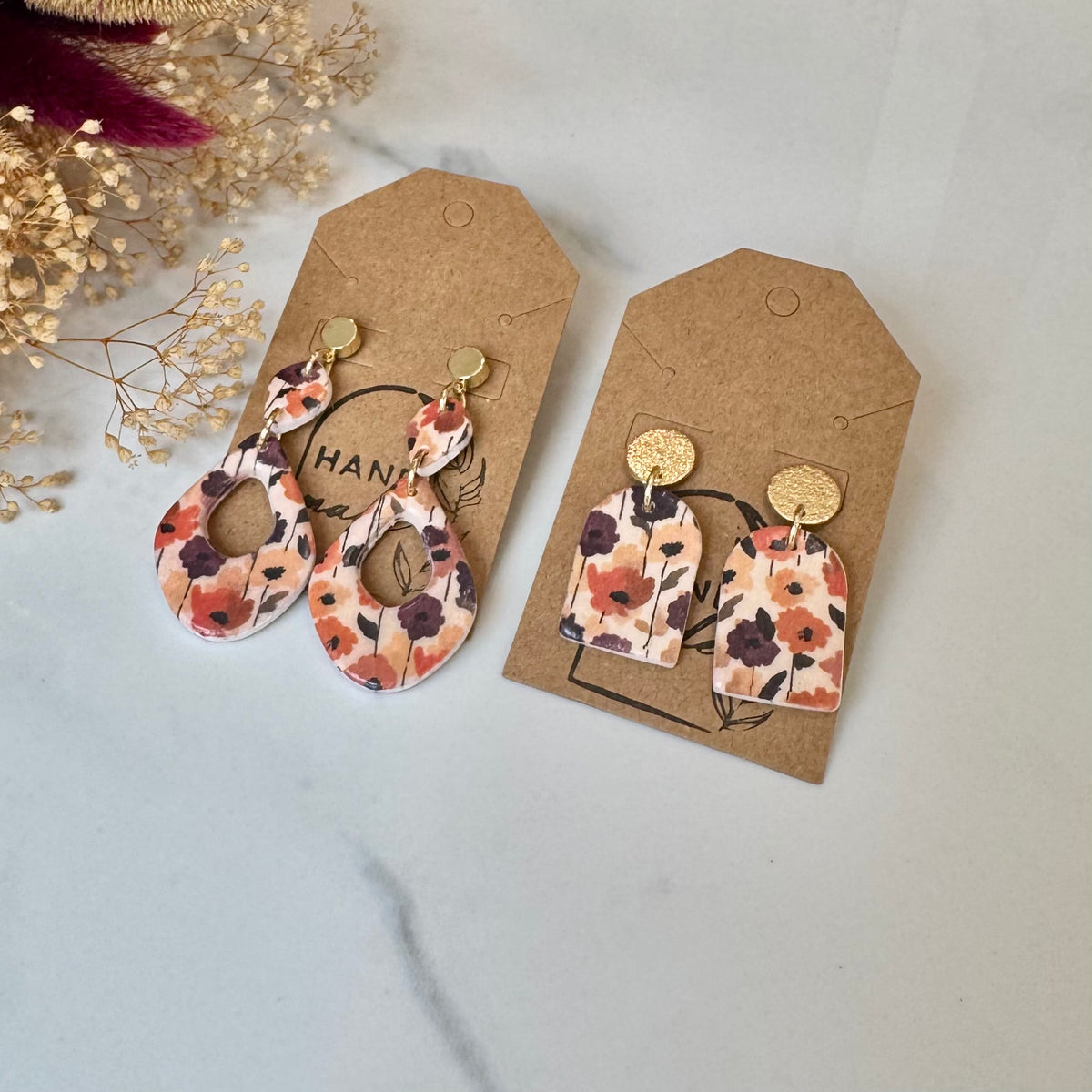 Fall Floral Dangles
