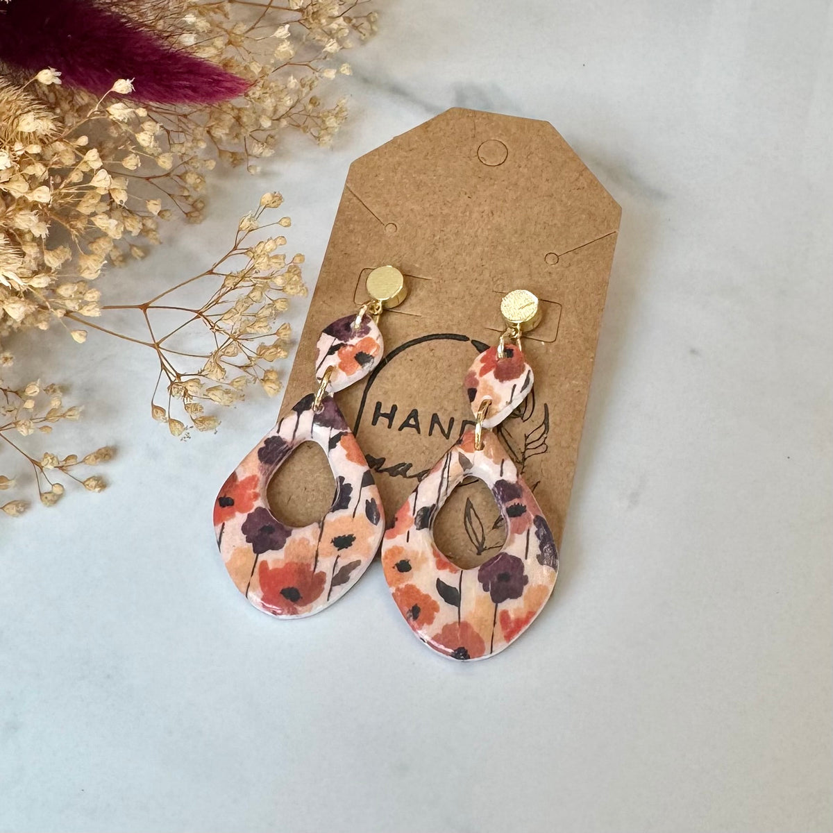 Fall Floral Dangles