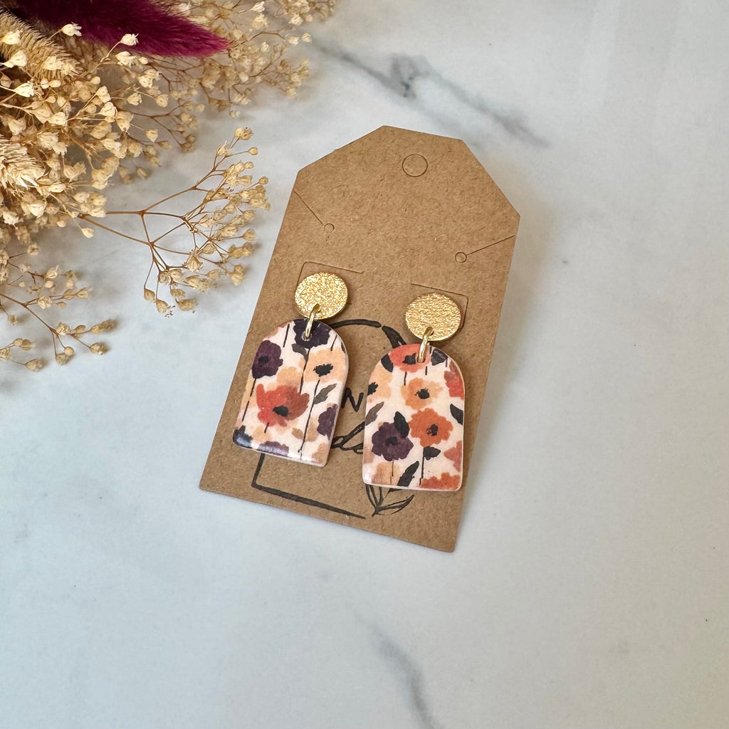 Fall Floral Dangles
