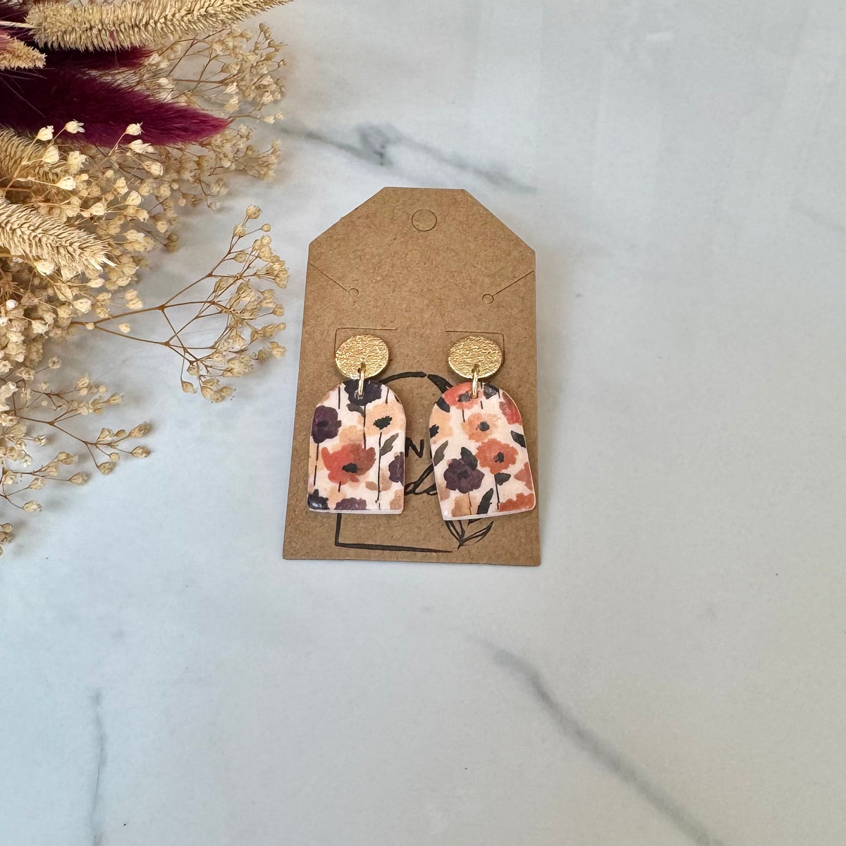 Fall Floral Dangles