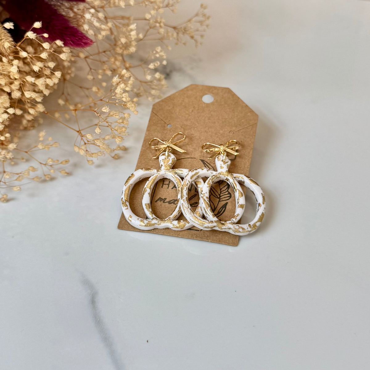Gold Foil Pumpkins
