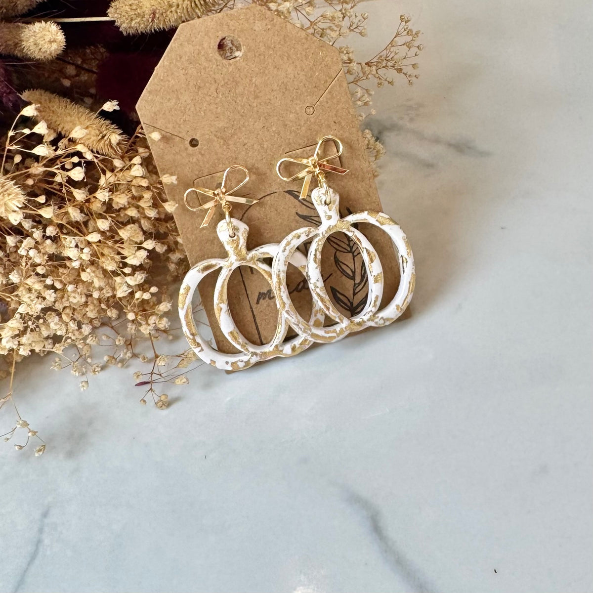 Gold Foil Pumpkins