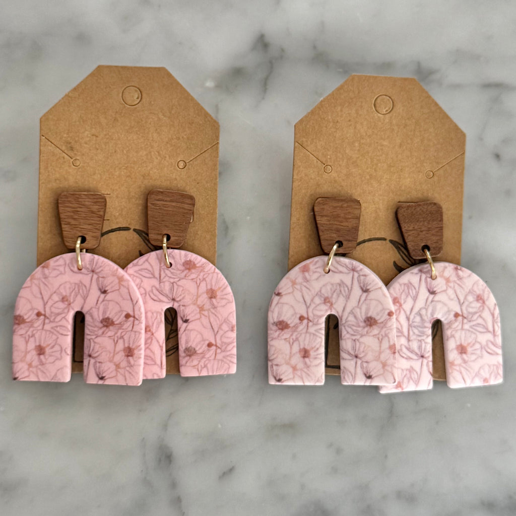 Pink Floral Large Arch