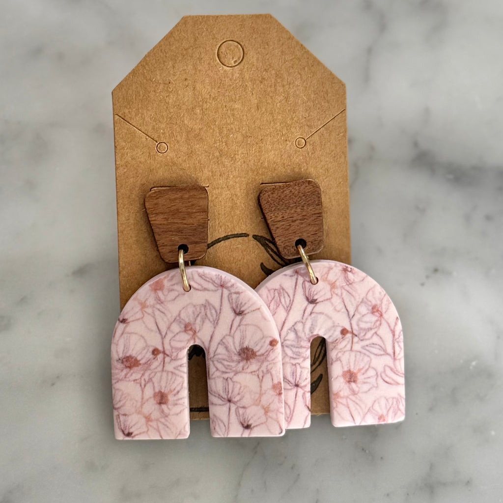 Pink Floral Large Arch