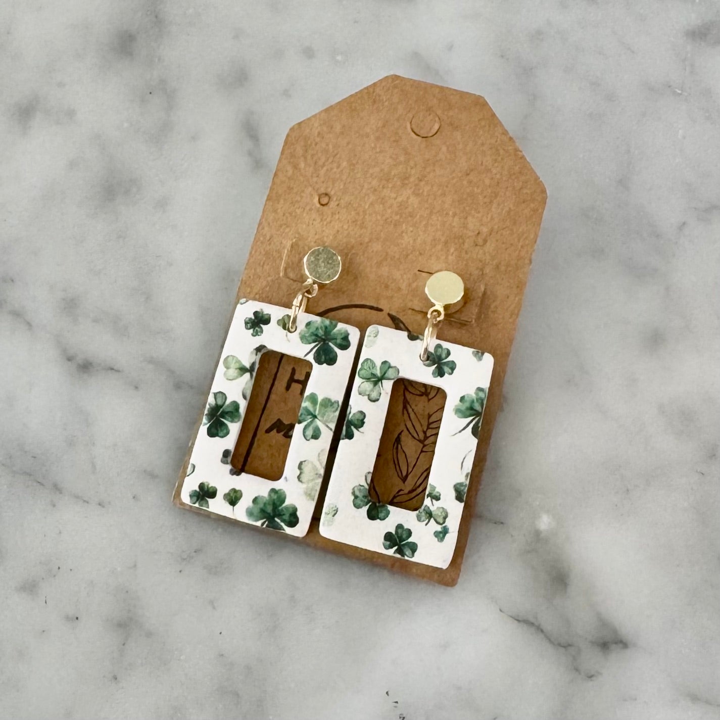 Clovers Rectangle Dangle