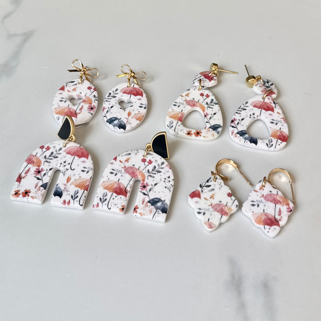 Floral Umbrella Dangles