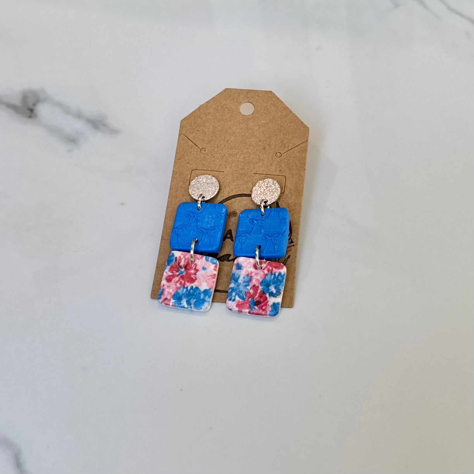 Red, White, & Blue Amelie Dangle
