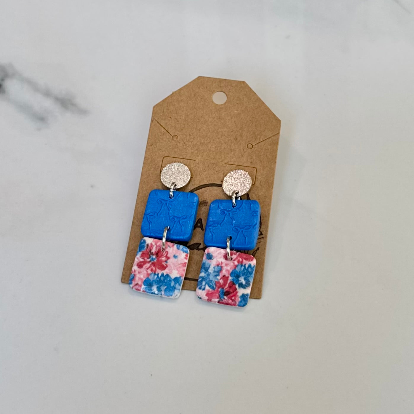 Red, White, & Blue Amelie Dangle